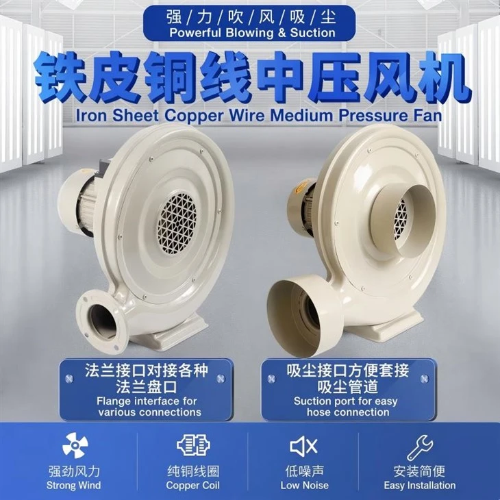 Steel Case Medium Pressure Blower 380V high quality Steel Case Medium Pressure Blower 380V high quality